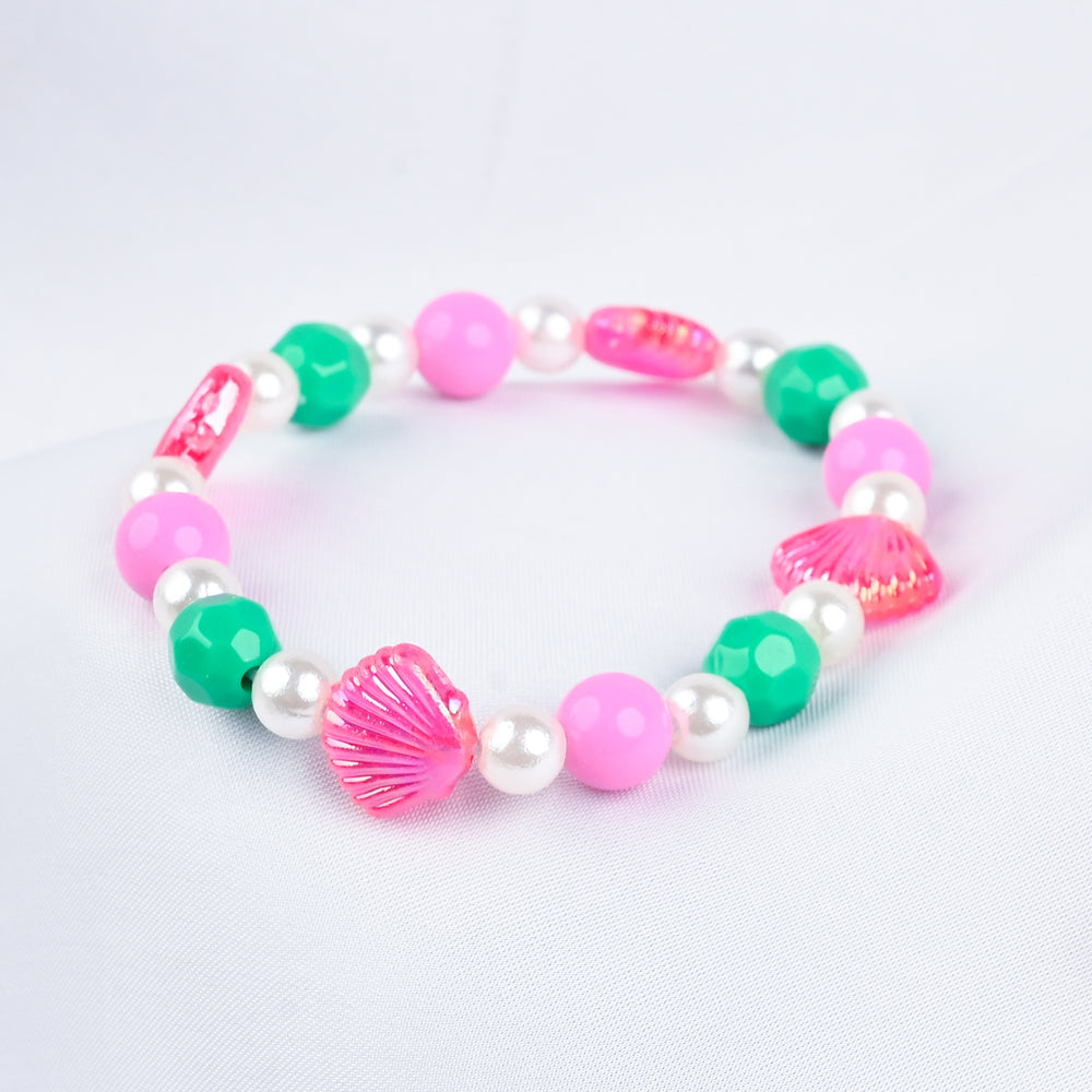 GIRLS ELEGANT BEADED NECKLACE & BRACELET