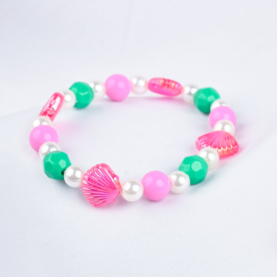 GIRLS ELEGANT BEADED NECKLACE & BRACELET