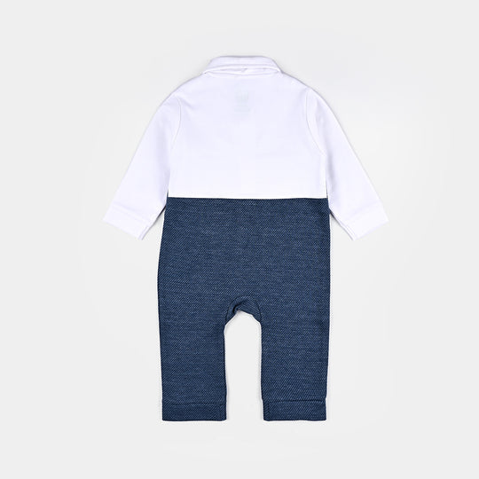 Infant Boys Romper West Coat Style-Navy Blue