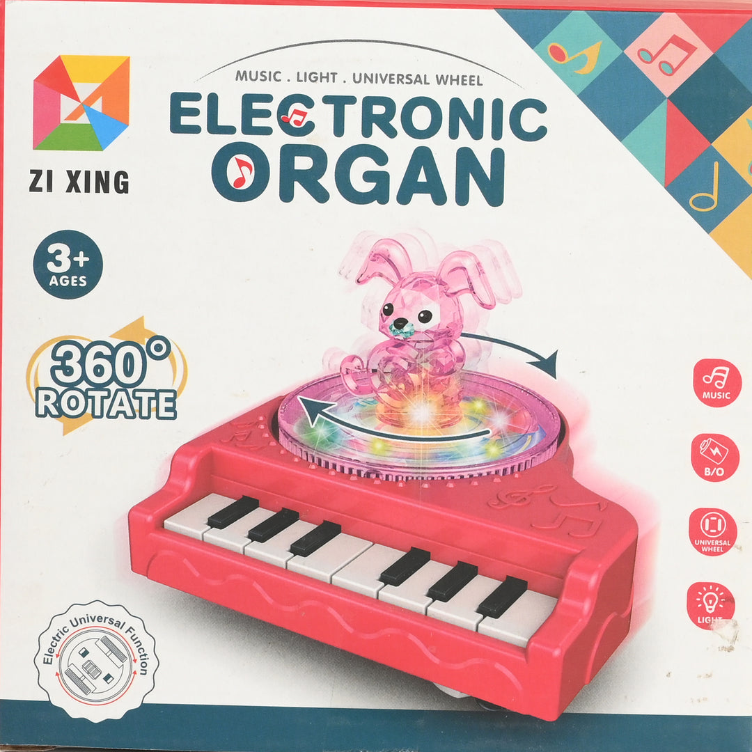 Electronic Musical & 360 Rotate Organ For Kids