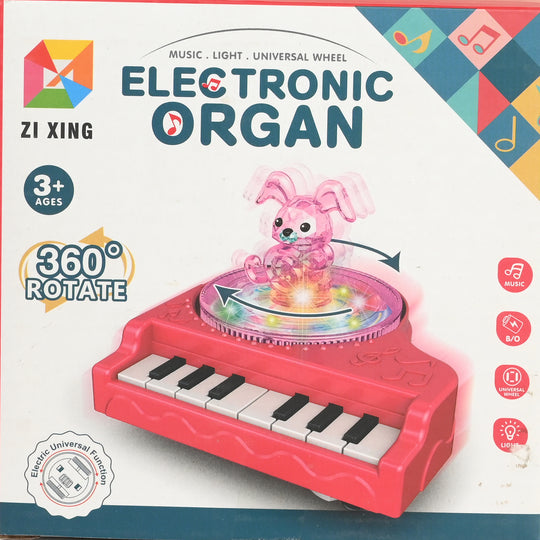 Electronic Musical & 360 Rotate Organ For Kids