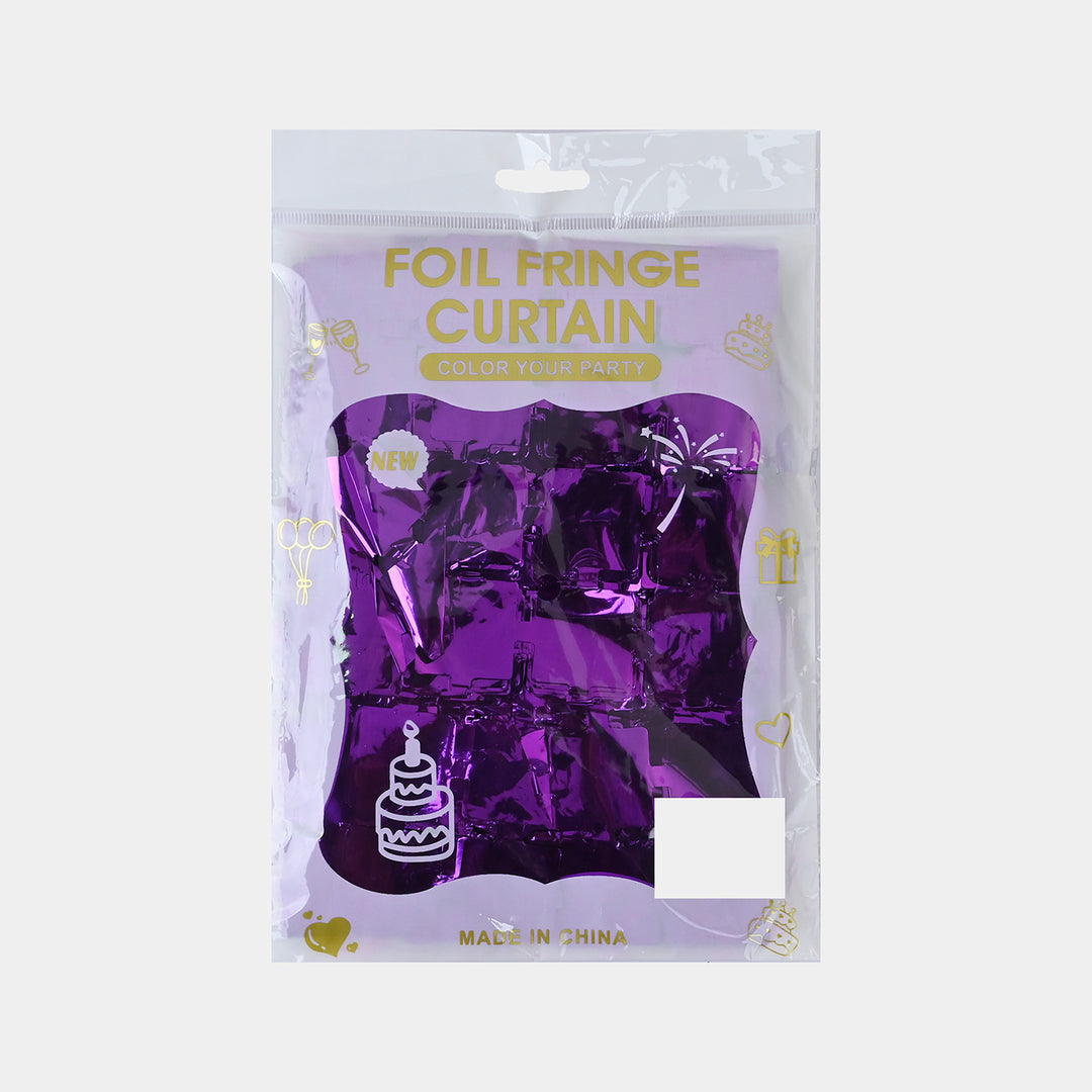 Square Shape Foil Fringe Curtain
