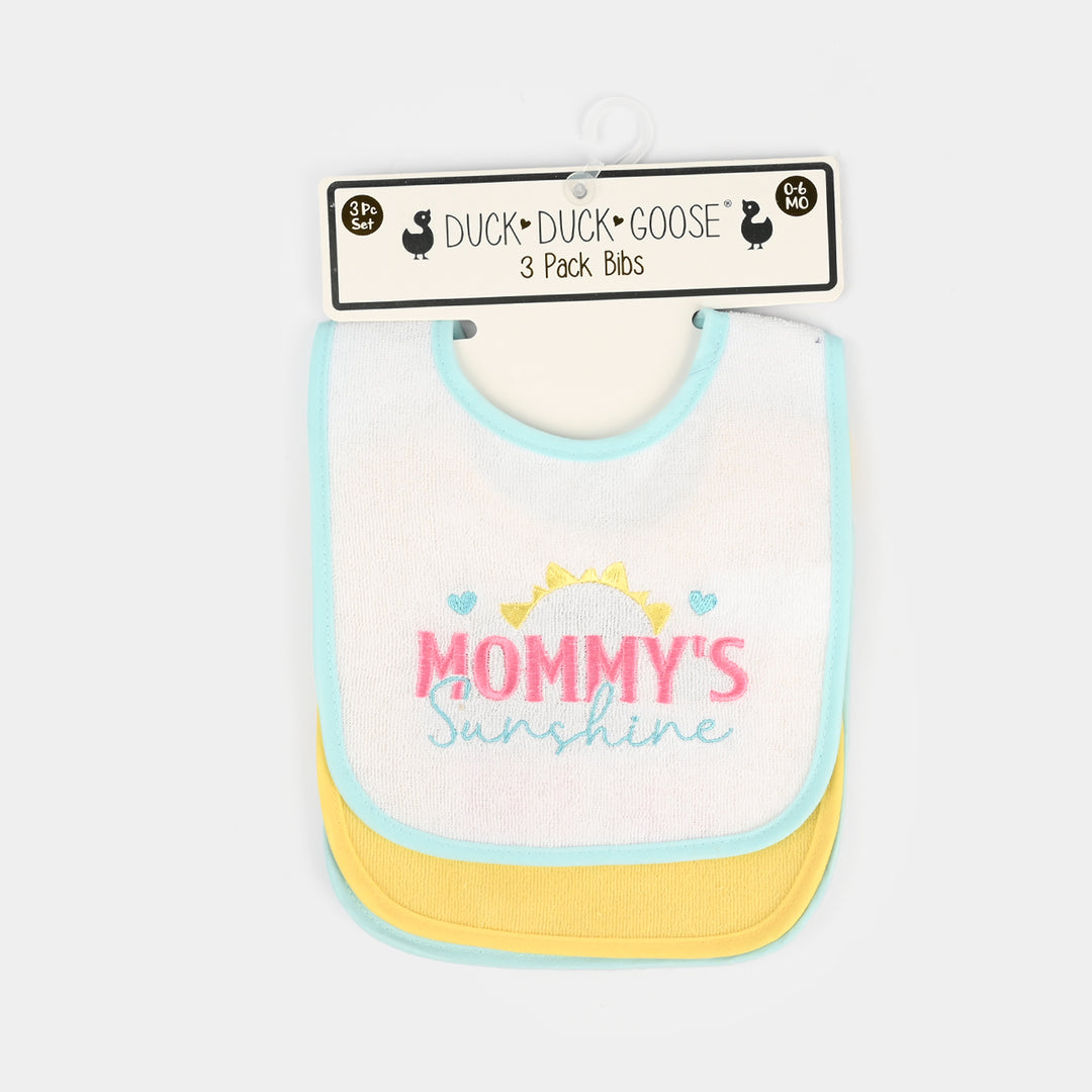 Baby Bib Pack OF 3PCs | 0M+
