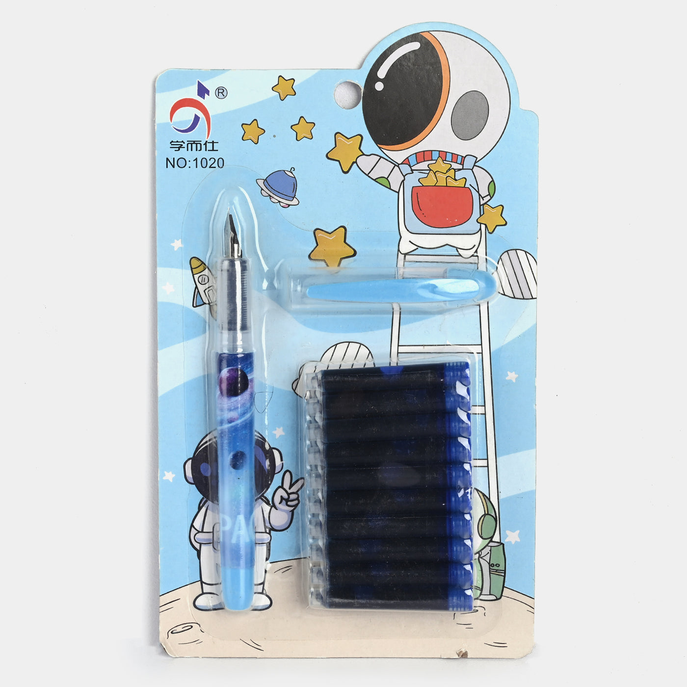 Fountain Ink Pen Space Astronaut Pen Set