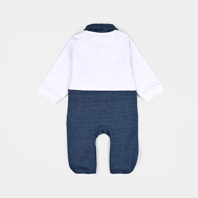 Infant Boys Romper Hi Low Style-Jet Black