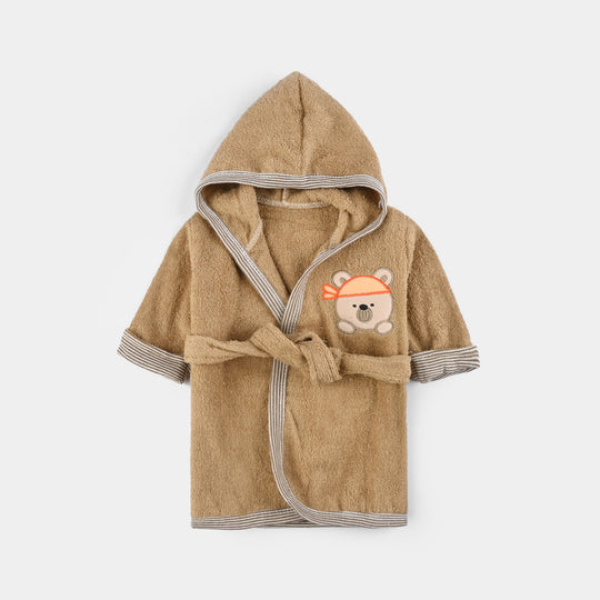 HOODED BABY BATH GOWN/BATH ROBE