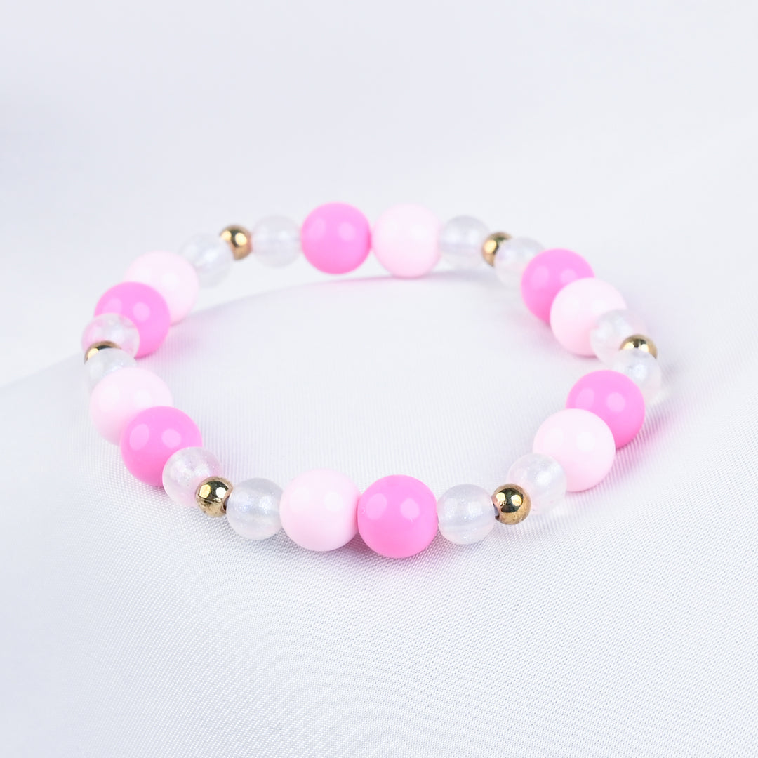 GIRLS ELEGANT BEADED NECKLACE & BRACELET