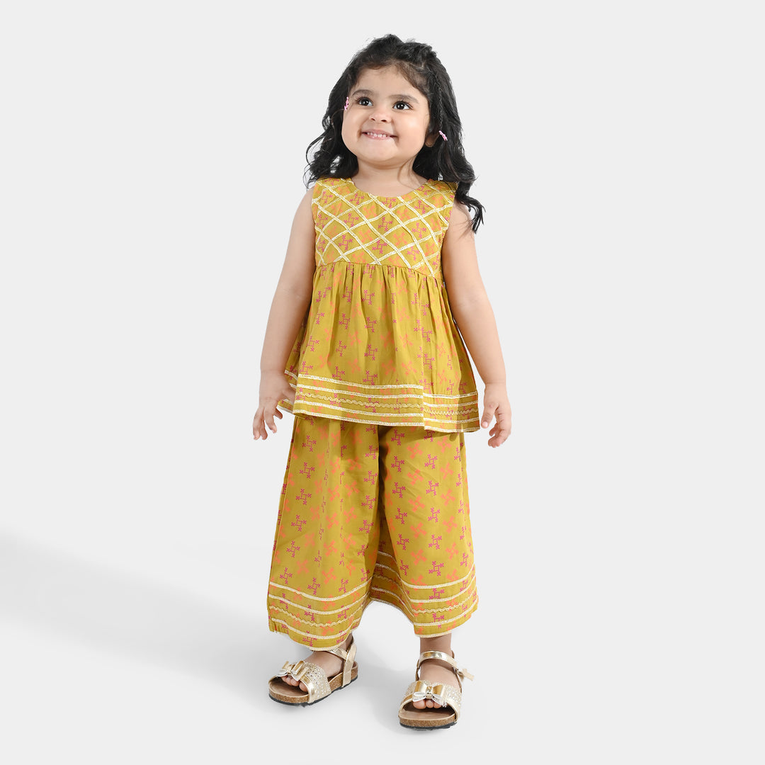 Infant Girls Cotton 2Pcs Zauq - Dhani