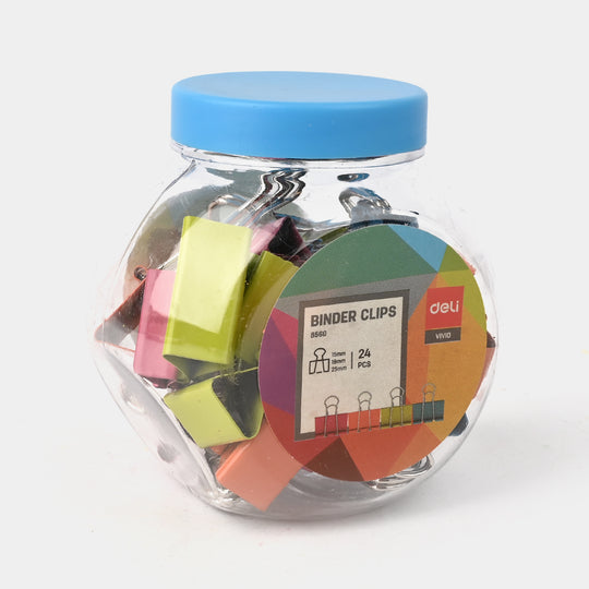 Color Binder Clip 24Pcs