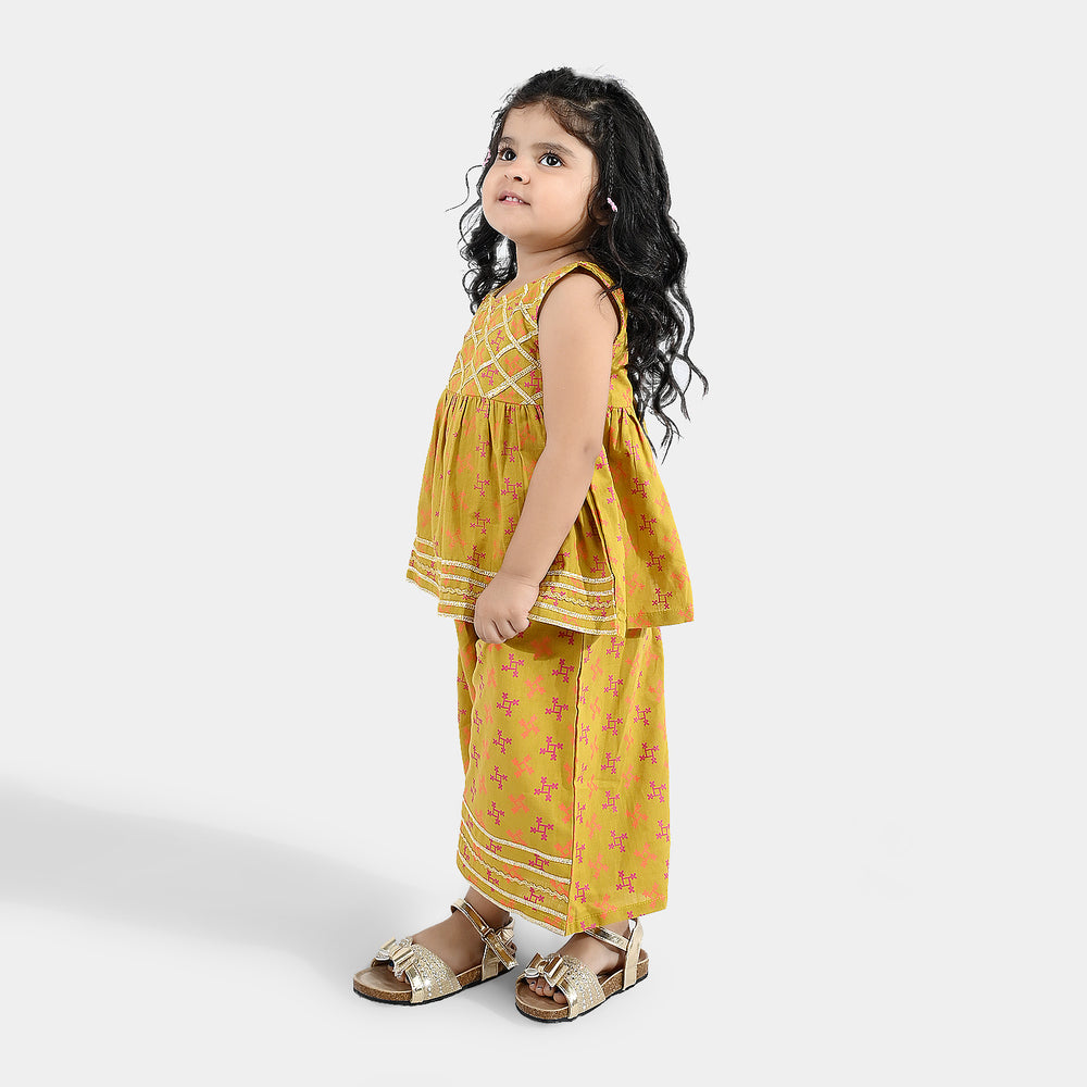 Infant Girls Cotton 2Pcs Zauq - Dhani