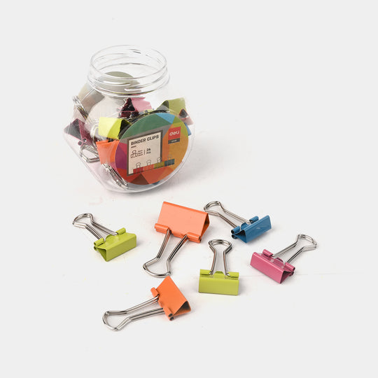 Color Binder Clip 24Pcs