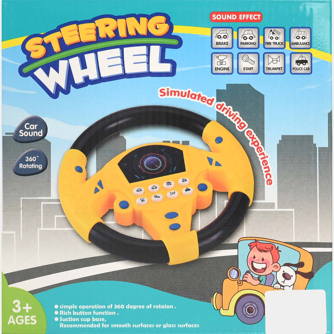 Toy Steering Wheel with Sound Effects | Interactive Driving Fun for Kids