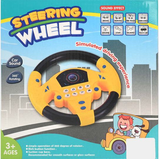 Toy Steering Wheel with Sound Effects | Interactive Driving Fun for Kids
