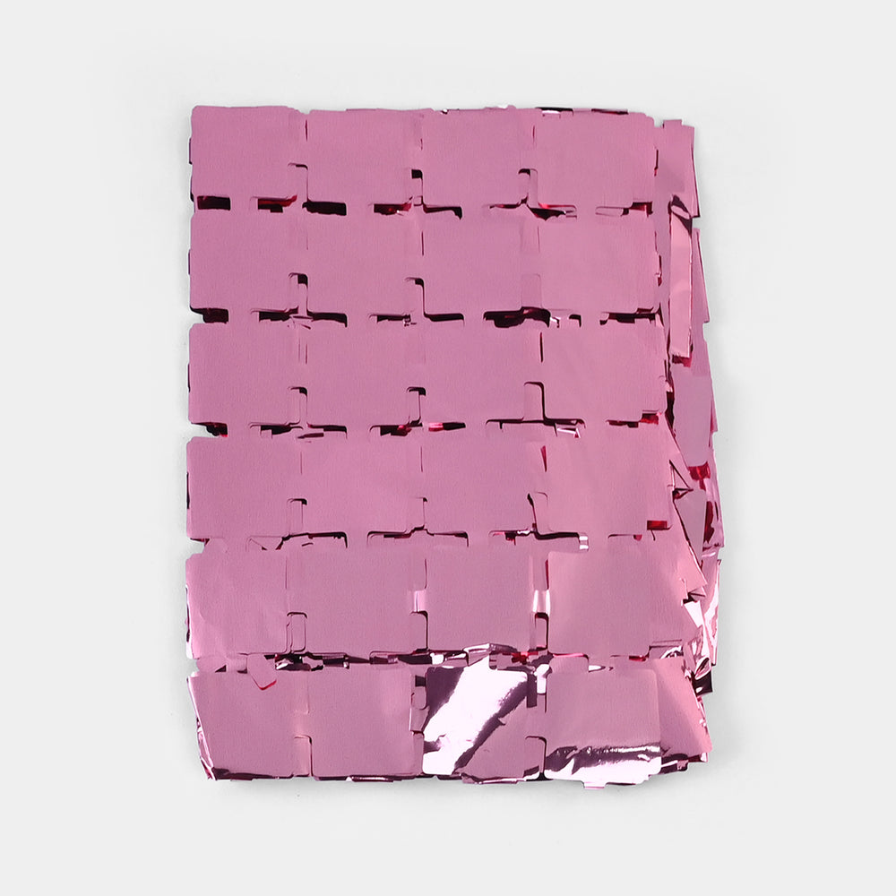 Square Shape Foil Fringe Curtain