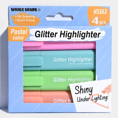 Glitter Highlighter Pastel Color 4Pcs