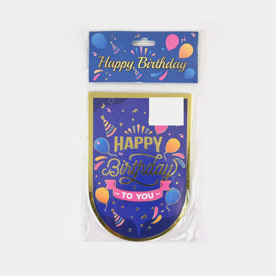 Happy Birthday Bunting Paper Banner
