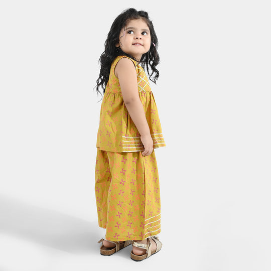 Infant Girls Cotton 2Pcs Zauq - Dhani