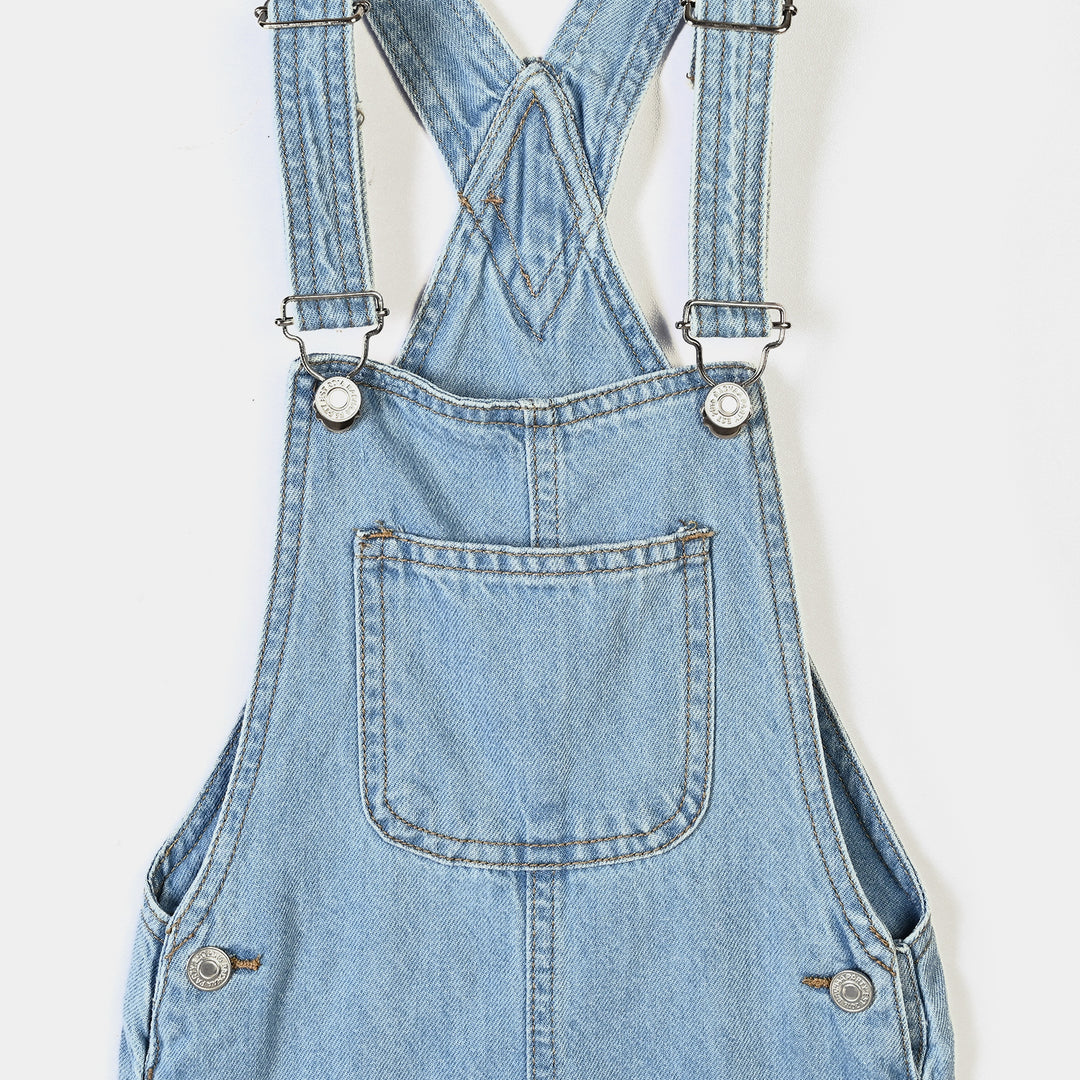 Boys Denim rigid Over All Born To Race-LT.Wash