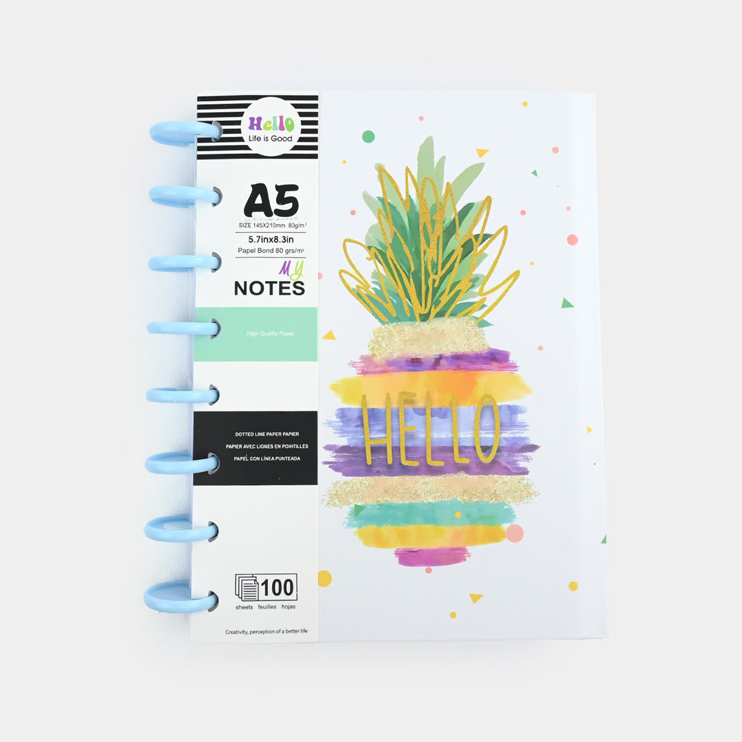 Fancy Spiral Notebook A5