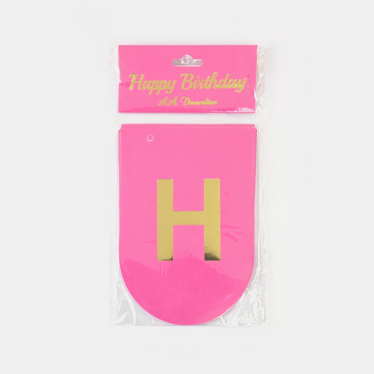 Happy Birthday Bunting Paper Banner