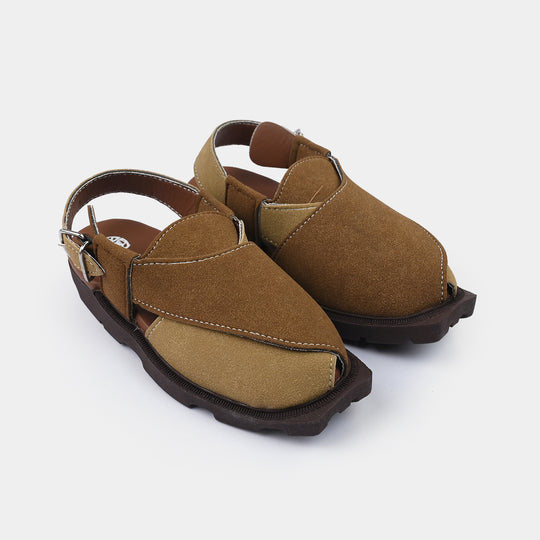 Boys Peshawari Sandal CS-006 - Brown