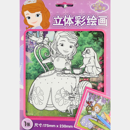 Character Coloring Pad for Kids