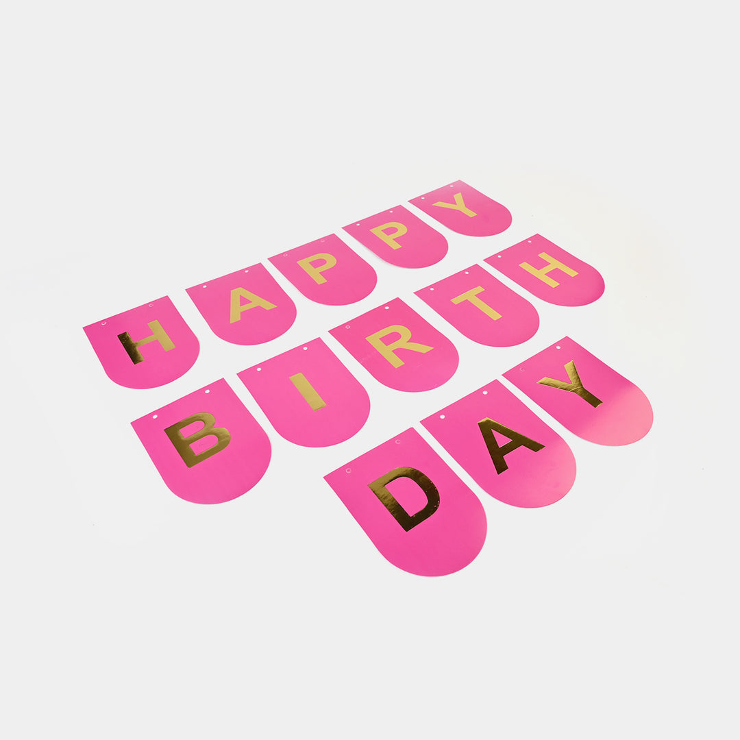 Happy Birthday Bunting Paper Banner