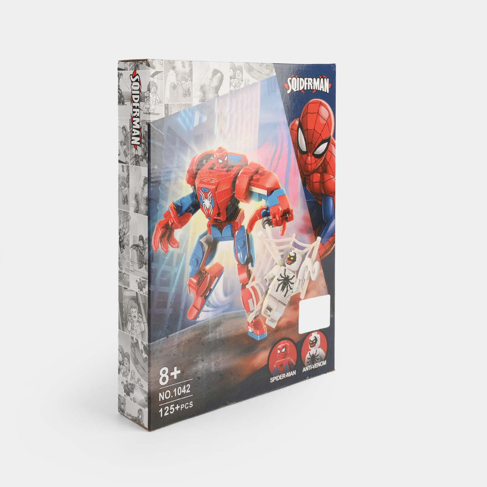 Superhero Action Figure Building Bricks Toy Playset