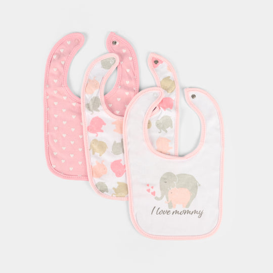 Baby Bib Set 3Pcs with 2 Pair of Socks