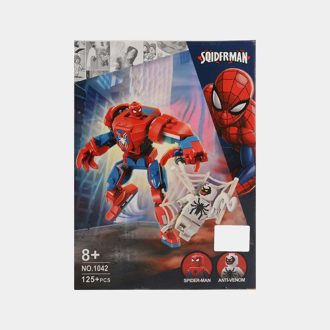 Superhero Action Figure Building Bricks Toy Playset