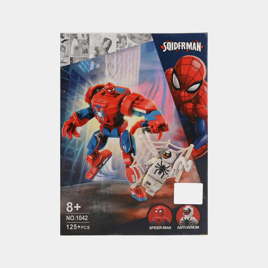 Superhero Action Figure Building Bricks Toy Playset