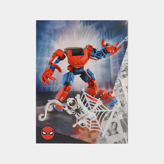 Superhero Action Figure Building Bricks Toy Playset