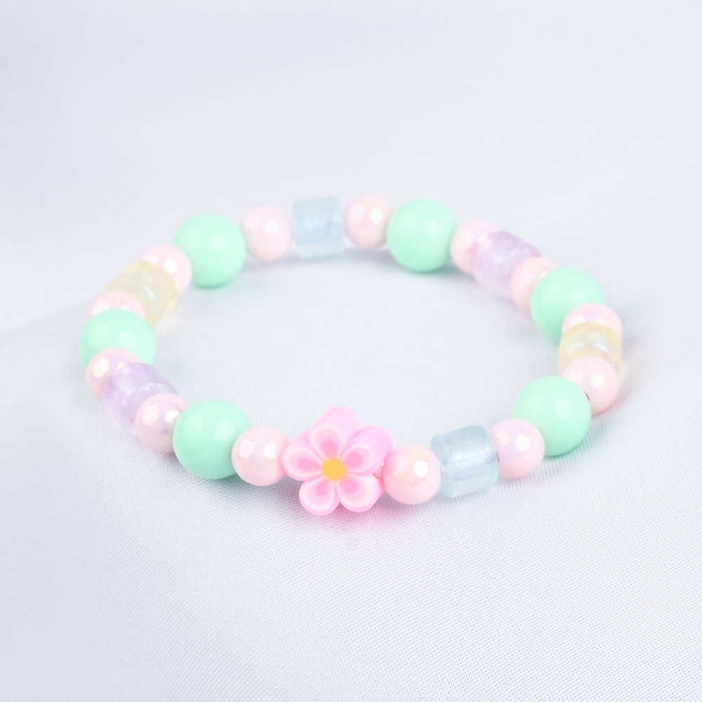 GIRLS ELEGANT BEADED NECKLACE & BRACELET
