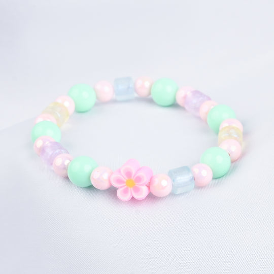 GIRLS ELEGANT BEADED NECKLACE & BRACELET