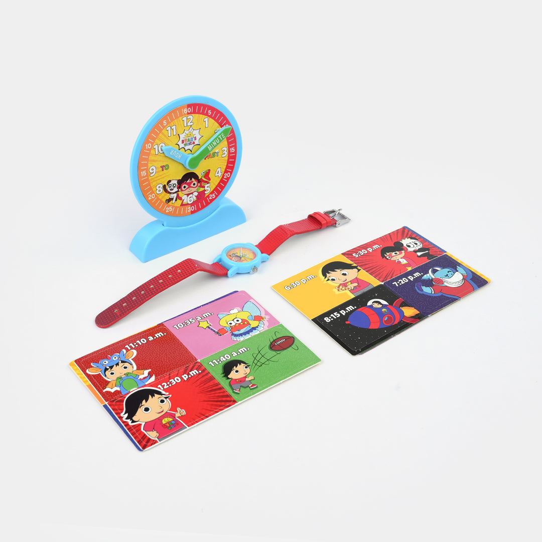 World Time Teacher Pocket Watch Set