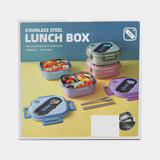 Durable & Leak-Proof Stainless Steel Lunch Box