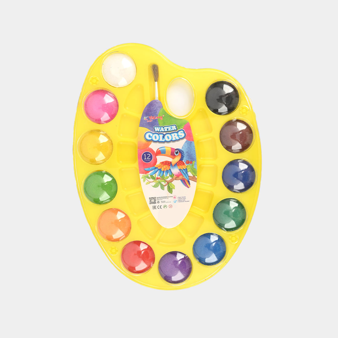 Kids 12-Color Watercolor Paint
