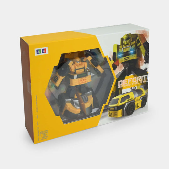 Transforming Robot Vehicle | Yellow