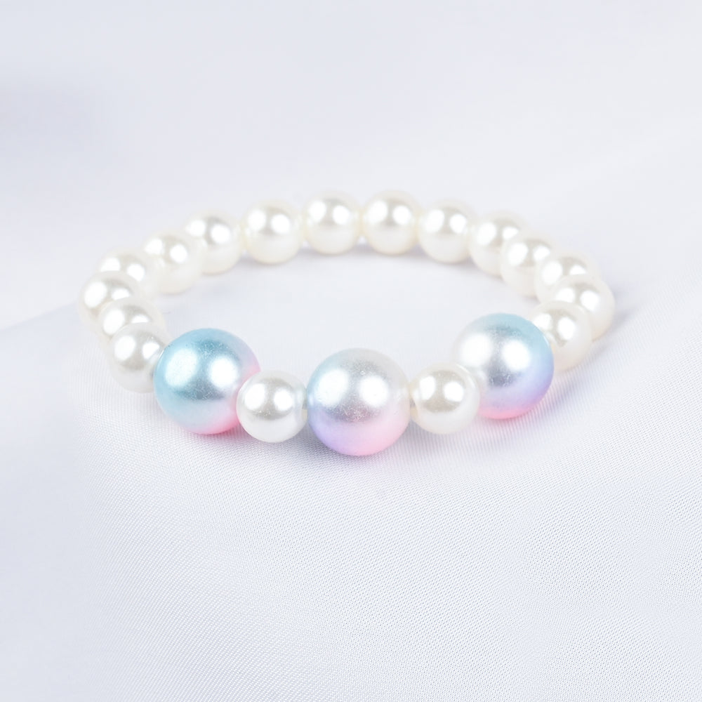 GIRLS ELEGANT BEADED NECKLACE & BRACELET