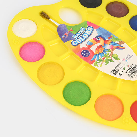 Kids 12-Color Watercolor Paint