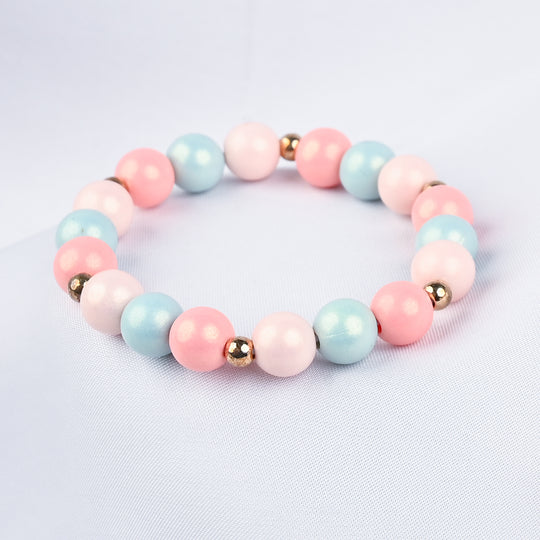 GIRLS ELEGANT BEADED NECKLACE & BRACELET