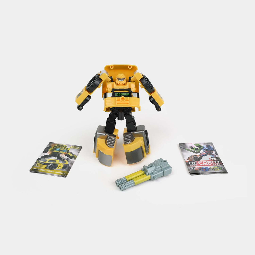 Transforming Robot Vehicle | Yellow