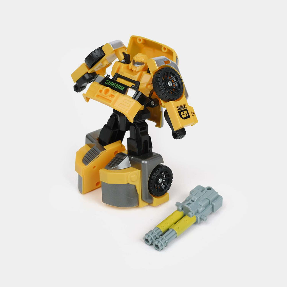 Transforming Robot Vehicle | Yellow