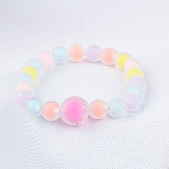 GIRLS ELEGANT BEADED NECKLACE & BRACELET