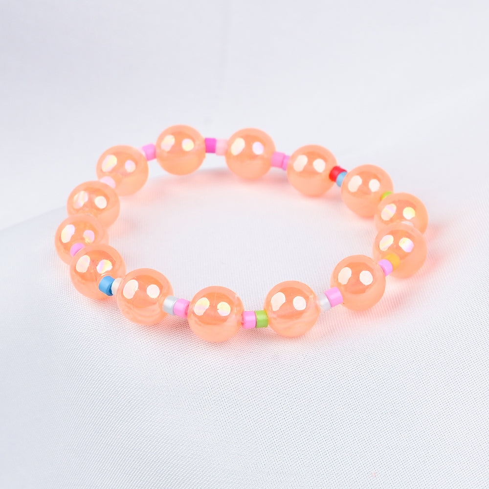 GIRLS ELEGANT BEADED NECKLACE & BRACELET