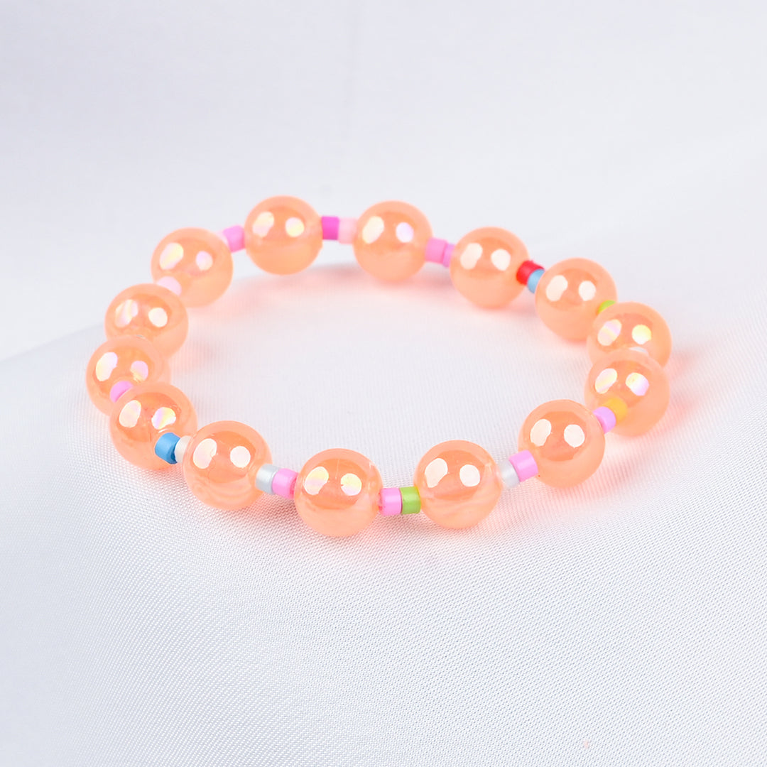 GIRLS ELEGANT BEADED NECKLACE & BRACELET