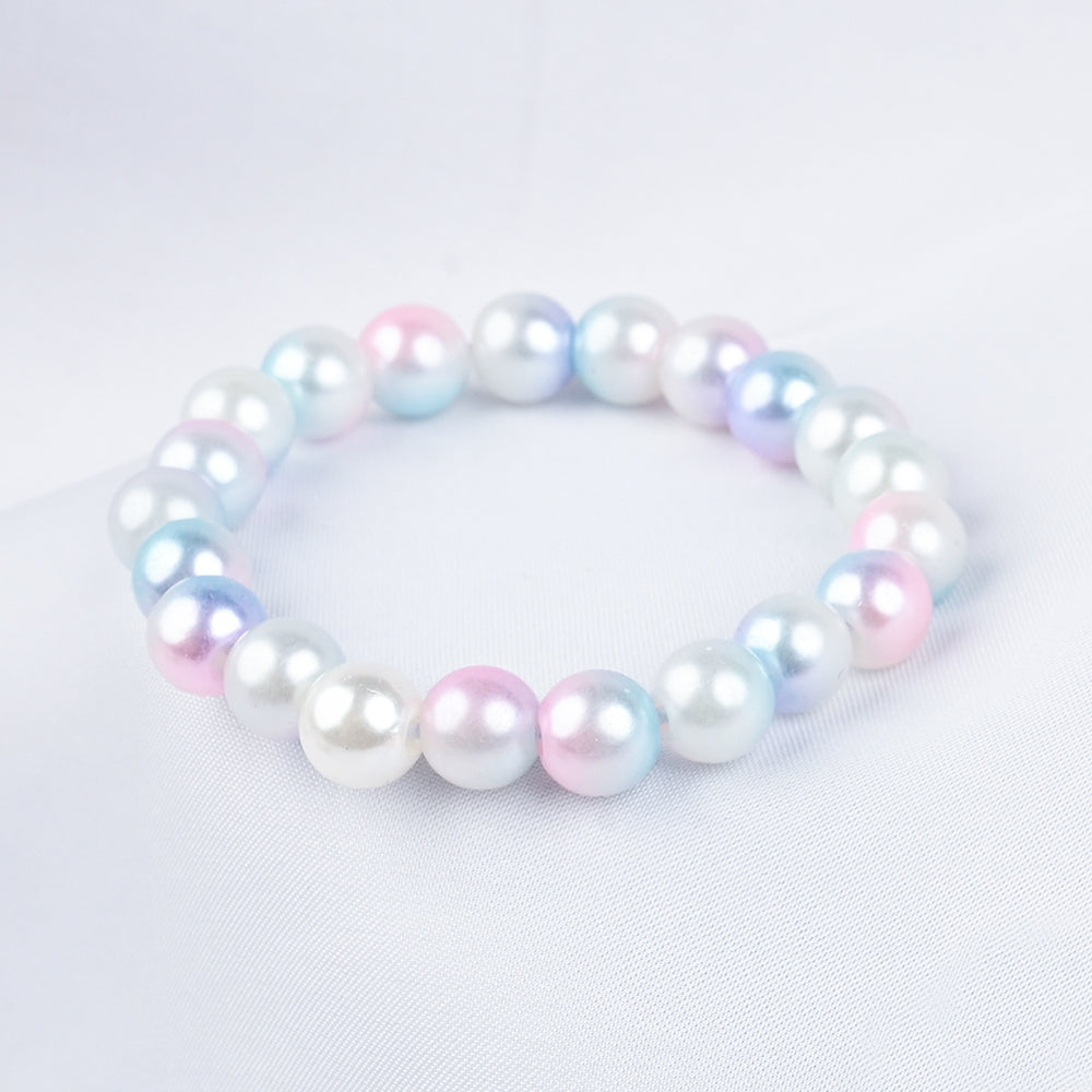 GIRLS ELEGANT BEADED NECKLACE & BRACELET