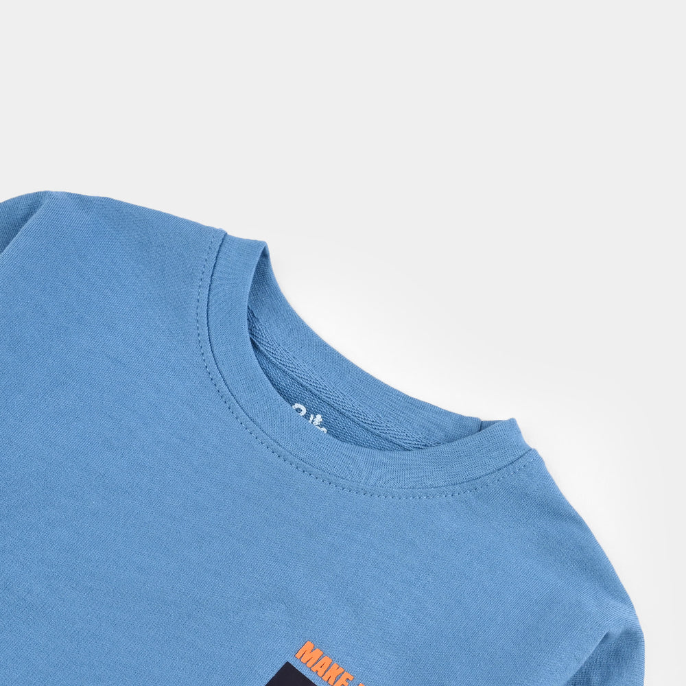 Boys Cotton Terry T-Shirt F/S It Real