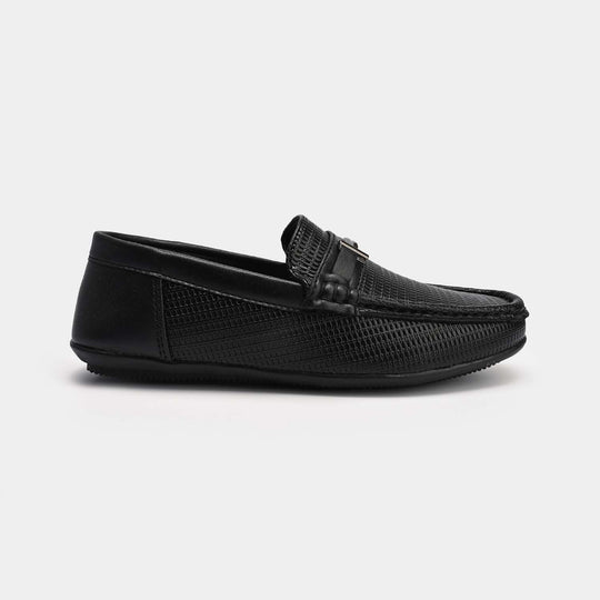 Boys Loafers 809-8-BLACK