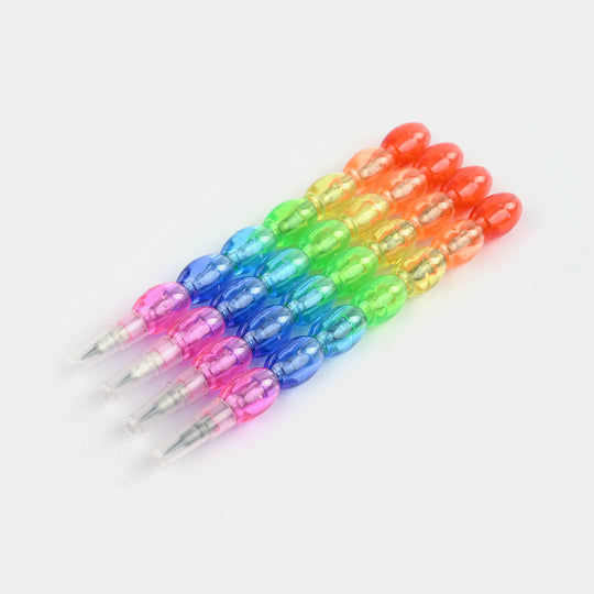 Rainbow Non-Sharpening Pencils (4 PCs)